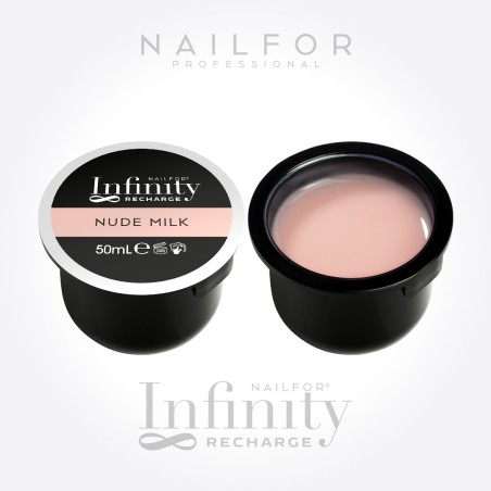 2X RICARICA INFINITY GEL - BUILDER NUDE MILK 50ML