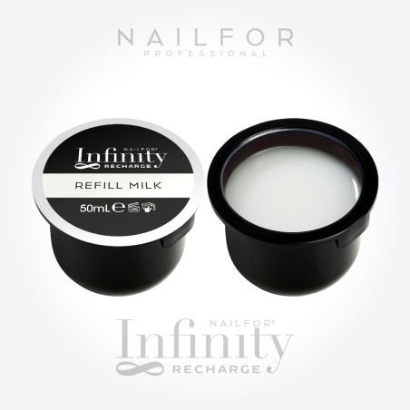 2X RICARICA INFINITY GEL - BUILDER REFILL MILK 50ML (2x50ml)