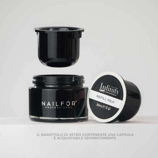 2X RICARICA INFINITY GEL - BUILDER REFILL MILK 50ML (2x50ml) 2