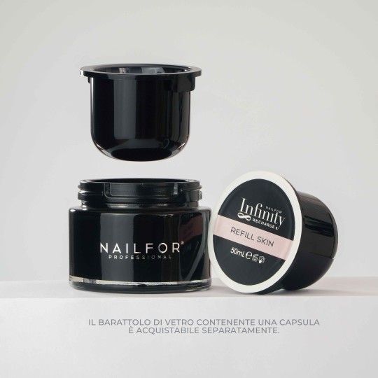 2X RICARICA INFINITY GEL - BUILDER REFILL SKINY 50ML 2