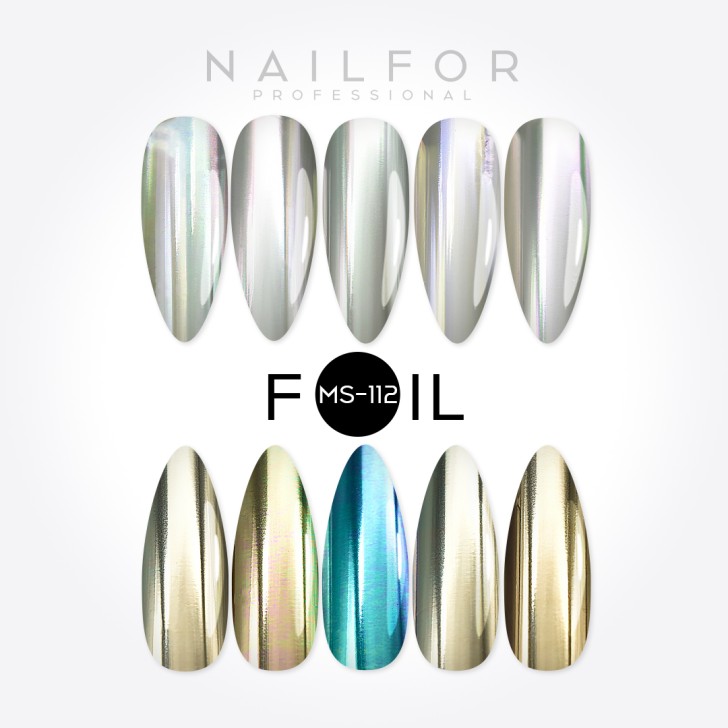 Decoración nail art , reconstrucción de uñas, Foil Transfer MS112 Nailfor 8,99 €