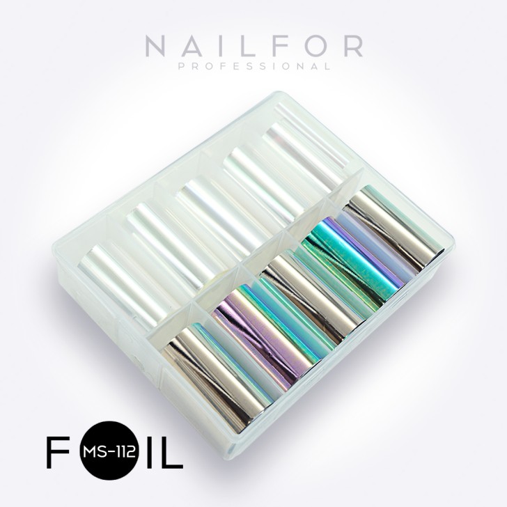 decorazione nail art ricostruzione unghie Transfer Foil MS112 Nailfor 8,99 €