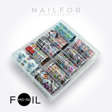 nail art decoration nail reconstruction Transfer Foil MS114 Nailfor €8.99 nail art decoration nail reconstruction Transfer Foil MS114 Nailfor €8.99