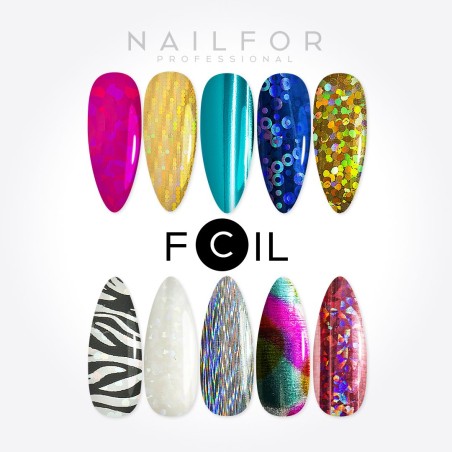 Decoración nail art , reconstrucción de uñas, Foil Transfer C, Nailfor 7,99 €