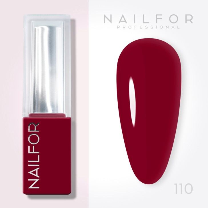 Aura SEMI-PERMANENT NAIL POLISH - 110 Cherry