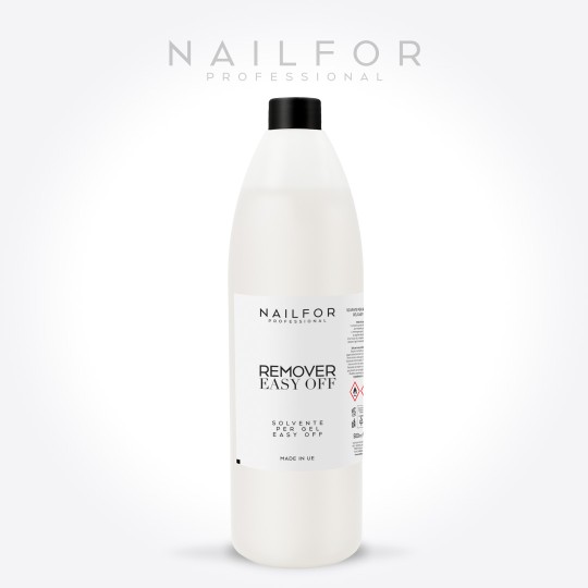 Semi-permanent nail polish color: Easy off Remover for semi-permanent 1000ml Nailfor €10.99