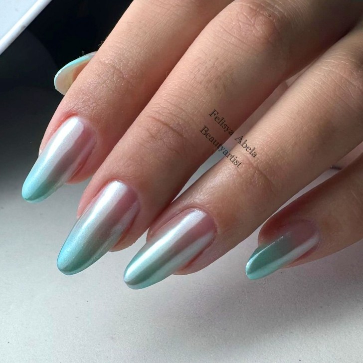 nail art decoration nail reconstruction Aurora powder pigment - AU06 Nailfor €4.99