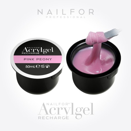Nail Gel Reconstruction 2X AcrylGel REFILL - Pink Peony 50ML (2x50ml) Nailfor €29.99