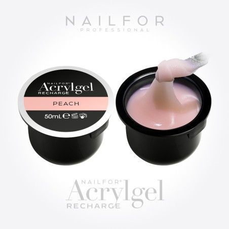 Nail Gel Reconstruction 2X AcrylGel REFILL - Peach 50ML (2x50ml) Nailfor €29.99