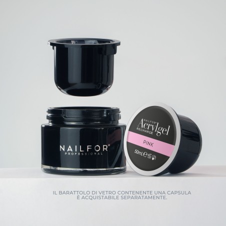 Recharge Gel pour ongles 2x AcrylGel - Pink 50 ml (2x50 ml) Nailfor 29,99 €