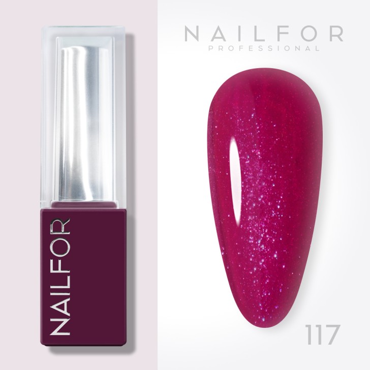 Aura SEMI-PERMANENT NAIL POLISH - 117 Lushberry