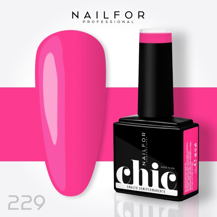 CHIC SEMI-PERMANENT NAIL POLISH - 229 FLUO