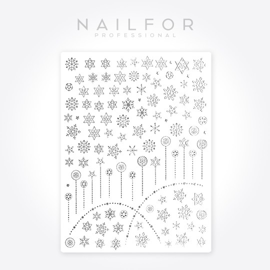 AUTOCOLLANTS STICKERS ST668 snow silver