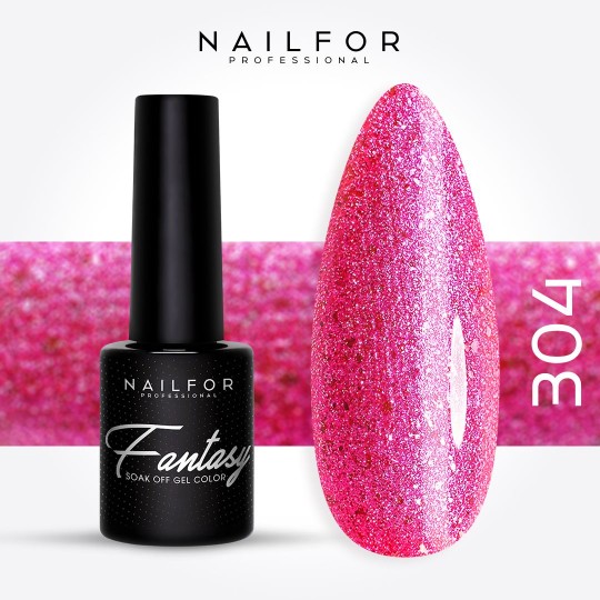 Semipermanente smalto colore per unghie: FANTASY Smalto Gel Semipermanente - 304 Nailfor 6,99 €
