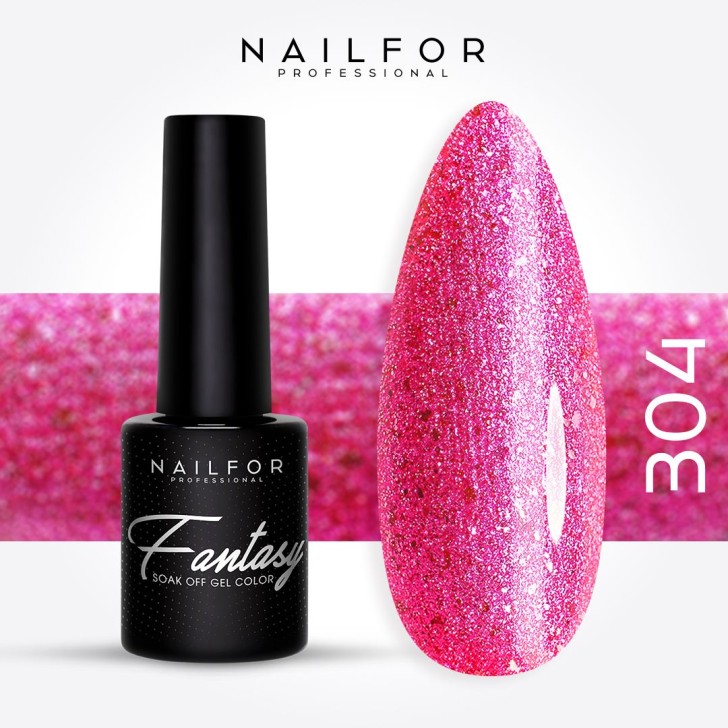 Semipermanente smalto colore per unghie: FANTASY Smalto Gel Semipermanente - 304 Nailfor 6,99 €
