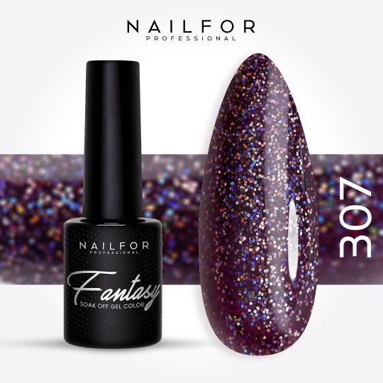 Semipermanente smalto colore per unghie: FANTASY Smalto Gel Semipermanente - 307 Nailfor 6,99 €