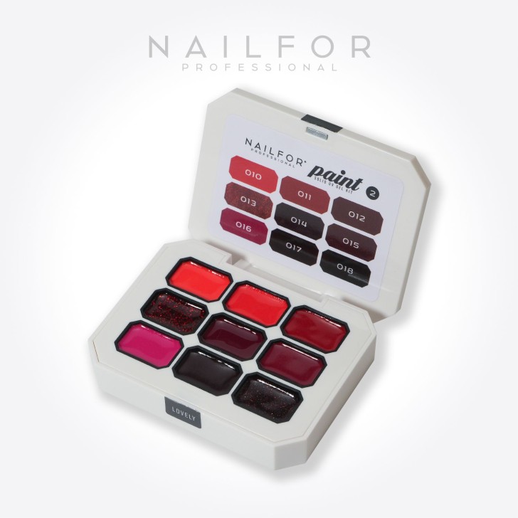 PAINT SOLID UV GEL KIT - 02 LOVELY