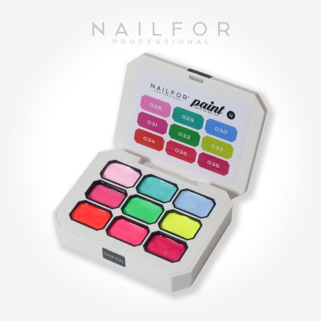 PAINT SOLID UV GEL KIT - 04 TROPICAL