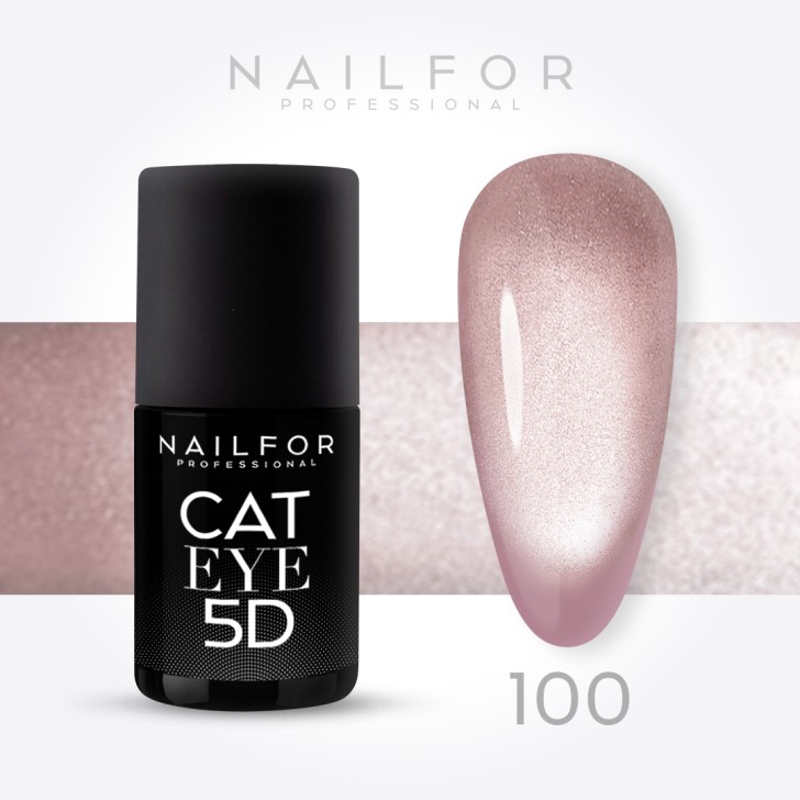 Semipermanente smalto colore per unghie: CAT EYE 5D - 100 Nailfor 11,99 €