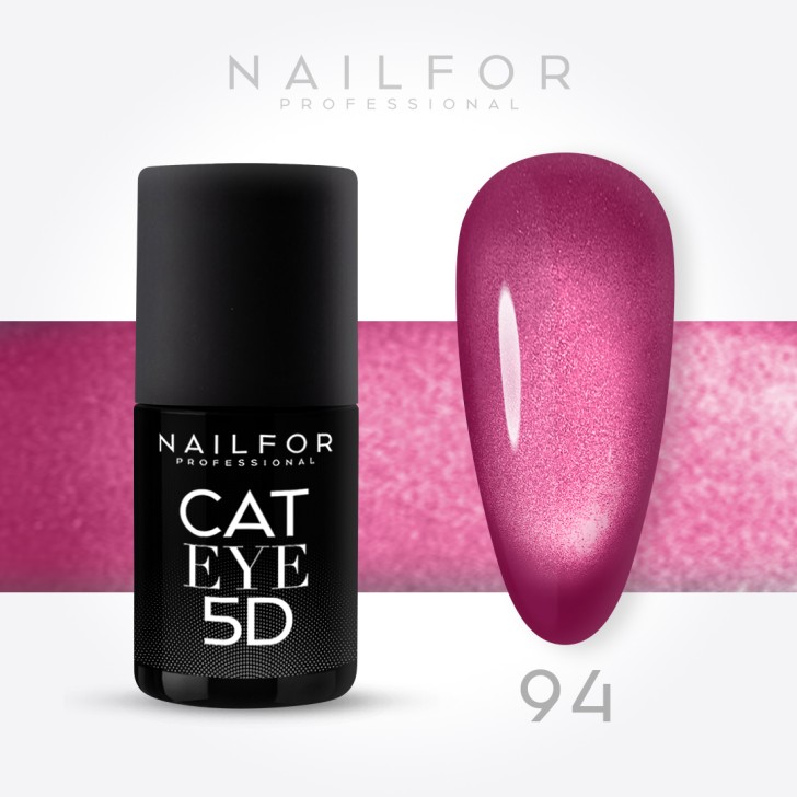 Semipermanente smalto colore per unghie: CAT EYE 5D - 94 Nailfor 11,99 €