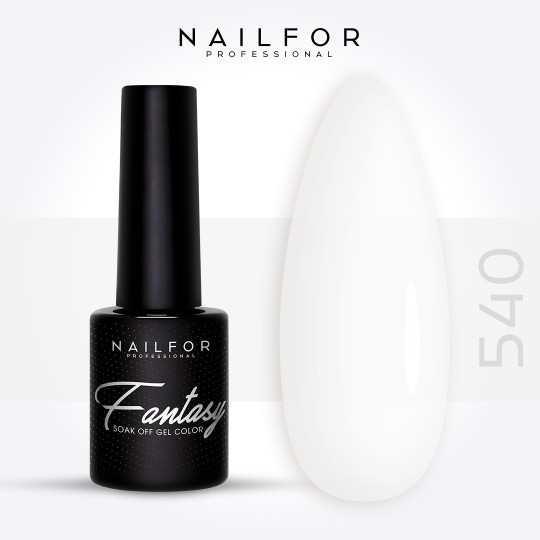 Semipermanente smalto colore per unghie: FANTASY Smalto Gel Semipermanente - 540 lattiginoso Nailfor 6,99 €