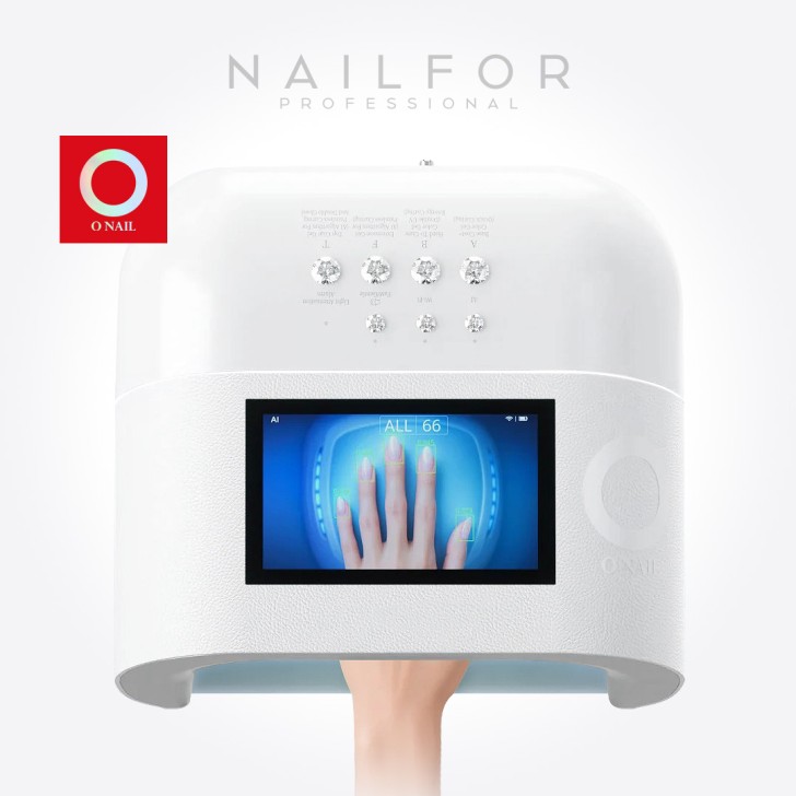 ONAIL AI NAIL LAMP UV LED con Display e Videocamera Integrata