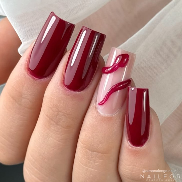 FANTASY esmalte gel semi-permanente - 242 bordeaux