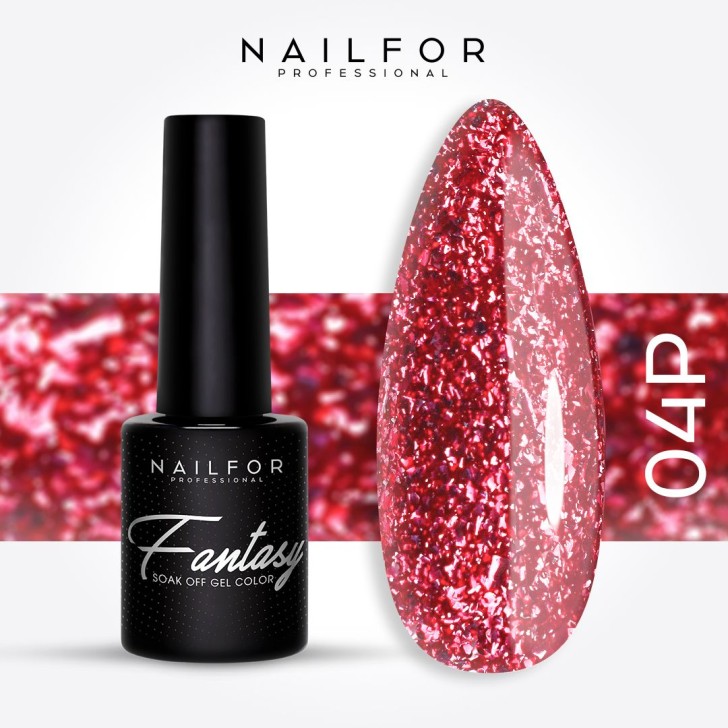Semipermanente smalto colore per unghie: FANTASY PLATINUM Smalto Gel Semipermanente - 04P Nailfor 7,99 €