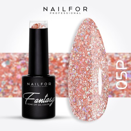 FANTASY Vernis Gel PLAT PLATINUM Semi-Permanent-05P