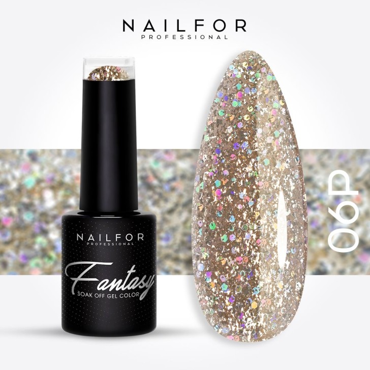 Semipermanente smalto colore per unghie: FANTASY PLATINUM Smalto Gel Semipermanente - 06P Nailfor 7,99 €