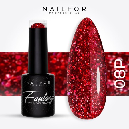 FANTASY PLATINUM semi-permanent gel nail polish - 08p