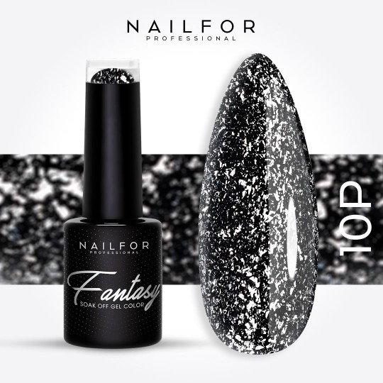 Semipermanente smalto colore per unghie: FANTASY PLATINUM Smalto Gel Semipermanente - 10P Nailfor 7,99 €