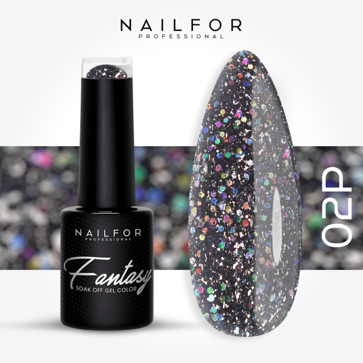 Semipermanente smalto colore per unghie: FANTASY PLATINUM Smalto Gel Semipermanente - 02P Nailfor 7,99 €
