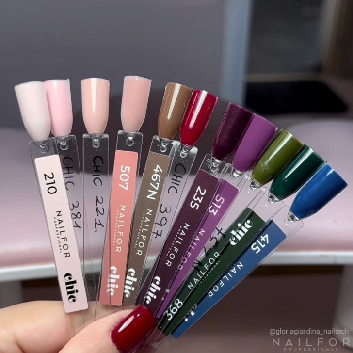 Semipermanente smalto colore per unghie: CHIC SMALTO SEMIPERMANENTE - 210 Nailfor 7,99 €