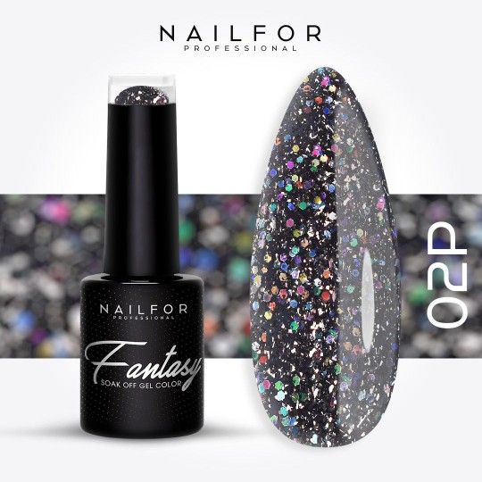 FANTASY Vernis Gel PLAT PLATINUM Semi-Permanent-02P