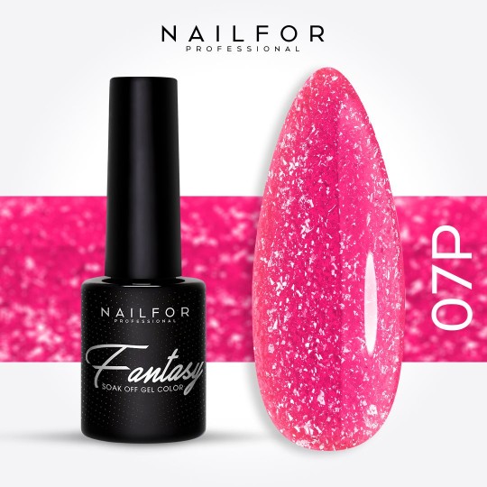 Semipermanente smalto colore per unghie: FANTASY PLATINUM Smalto Gel Semipermanente - 07P Nailfor 7,99 €