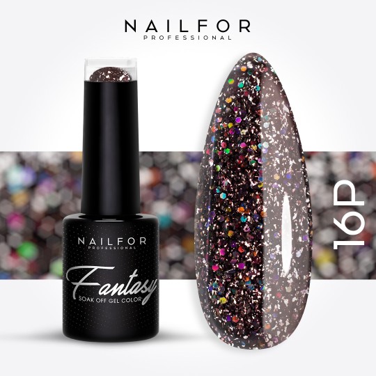 FANTASY PLATINUM semi-permanent gel nail polish - 17p