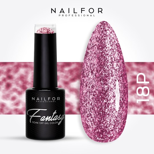 FANTASY PLATINUM semi-permanent gel nail polish - 18p