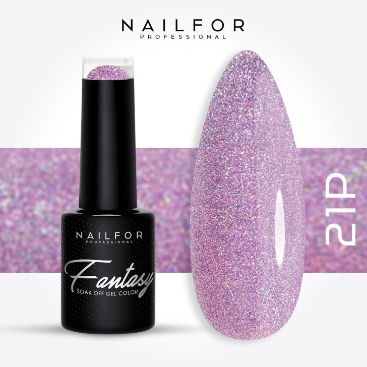 FANTASY PLATINUM semi-permanent gel nail polish...