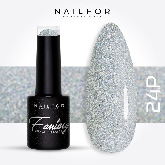 FANTASY PLATINUM semi-permanent gel nail polish - 24p