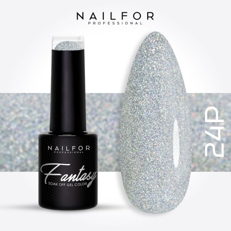 Semipermanente smalto colore per unghie: FANTASY PLATINUM Smalto Gel Semipermanente - 24P Nailfor 7,99 €