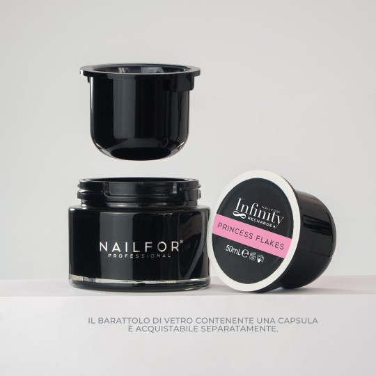 2X RICARICA INFINITY GEL - BUILDER REFILL PRINCESS FLAKES... 2