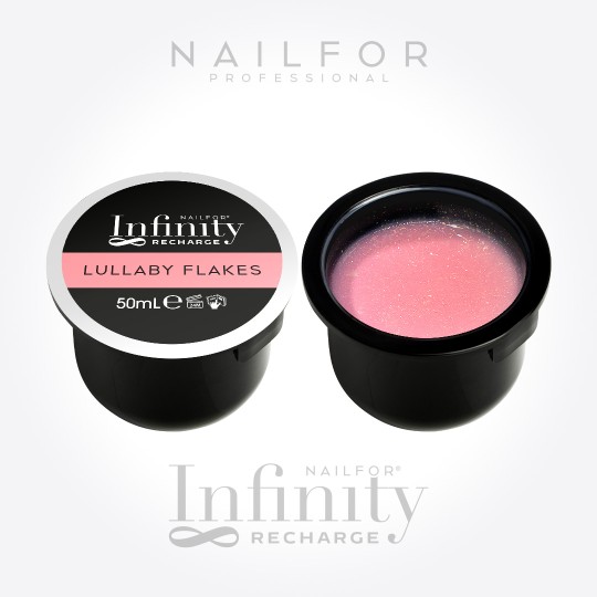 2X RICARICA INFINITY GEL - BUILDER REFILL LULLABY FLAKES...
