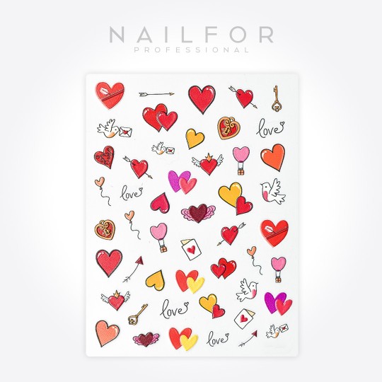 STICKERS AUTOCOLLANTS SAINT-VALENTIN - ST757