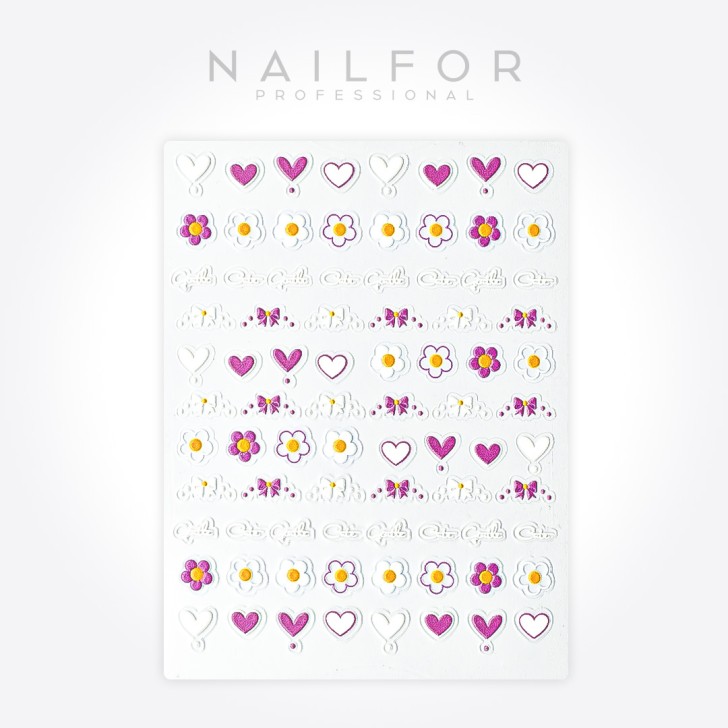 decorazione nail art ricostruzione unghie STICKERS ADESIVI SAN VALENTINO - ST753 Nailfor 1,99 €