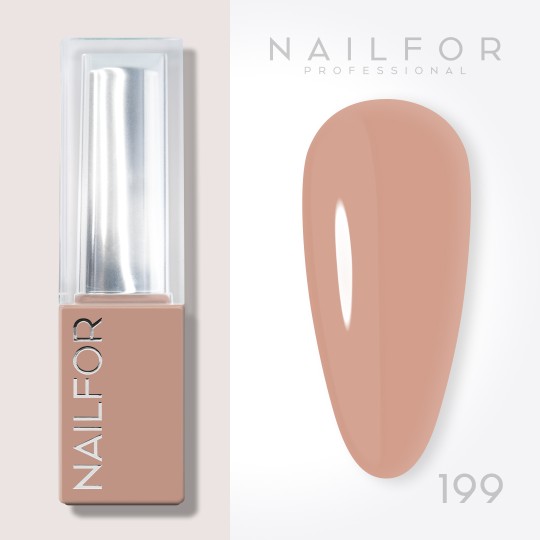 Aura SEMI-PERMANENT NAIL POLISH - 199 Chestnut Mottle