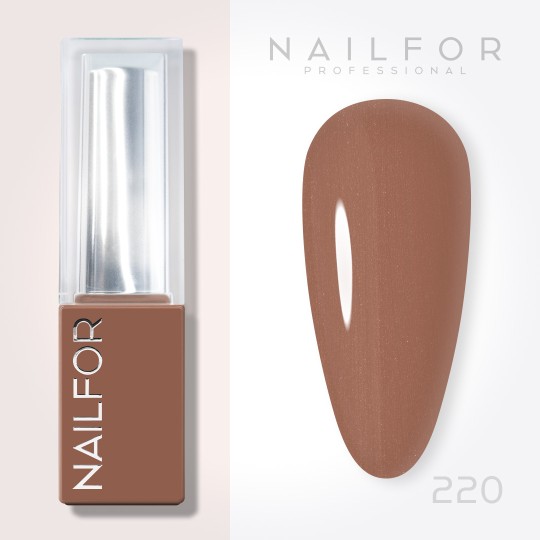 Aura SEMI-PERMANENT NAIL POLISH - 220 Cinnamon Swirl