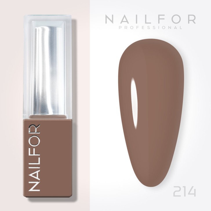 Aura SEMI-PERMANENT NAIL POLISH - 214 Tawny Knit