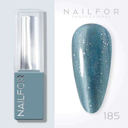 Aura SEMI-PERMANENT NAIL POLISH - 185 Mistyveil