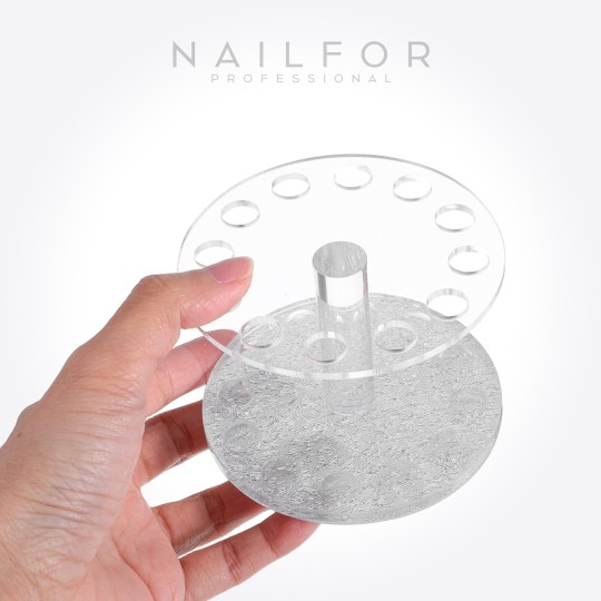 ESPOSITORE ROTONDO PORTA PENNELLI 2